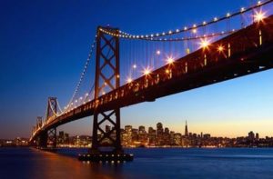 San Francisco Skyline And Bay Bridge Giant Photographic Print