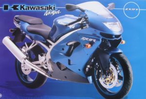 Kawasaki Ninja ZX9R Motorbike Poster