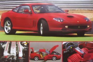 Ferrari F-550 Car Poster
