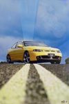 Yellow Monaro Car Poster (Published 2002, some wear)