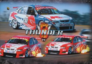 V8 Holden's Thunder Collage Greg Murphy Mark Skaife Todd Kelly Car Poster