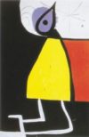Joan Miro - Woman at Night, 1973