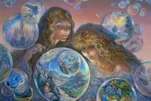 Jo Wall - Bubble World Poster