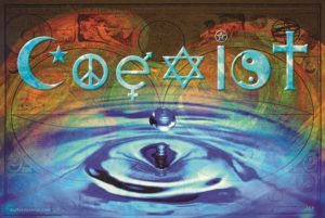 Coexist Water Droplet Poster