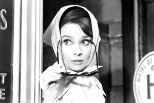 Audrey Hepburn Scarf Poster