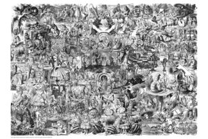 Alice in Wonderland Collage Poster