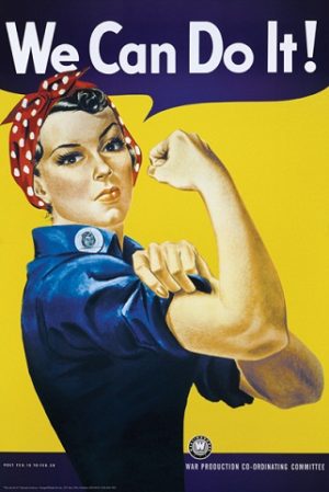Rosie the Riveter We Can Do It Poster