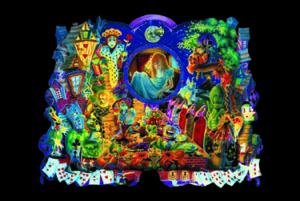 Biffle - Alice in Wonderland Poster