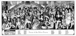 Howard Teman - Sirens Of The Silver Screen Collage Poster Print