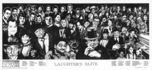 Howard Teman - Laughter's Elite Collage Poster Print