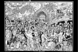 Howard Teman - Rap Party Collage Poster Print