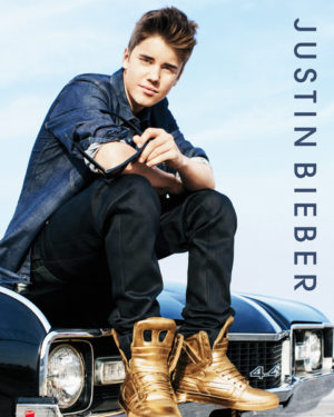 Justin Bieber Car Mini Poster