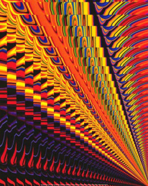 Feathered Infinity Poster