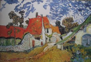 Vincent Van Gogh - Houses with Red Roof Poster