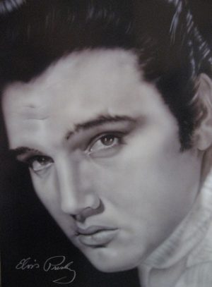Herbert Beyer - Elvis Presley Forever Poster