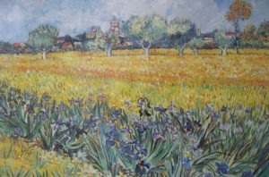 Vincent Van Gogh - Iris Landscape Poster