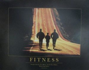 Fitness Glorify God In Your Body Mini Poster
