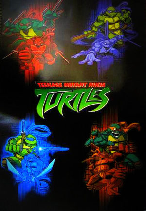 Teenage Mutant Ninja Turtles Black Poster