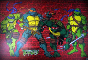 Teenage Mutant Ninja Turtles Red Wall Poster