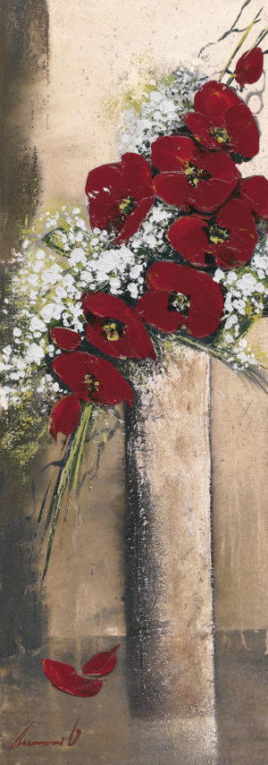 Olivier Tramoni - Bouquet of Red Orchids II