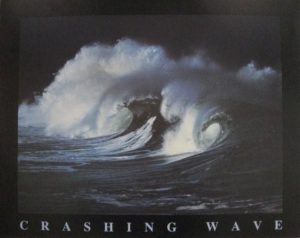 Crashing Waves Mini Poster