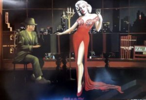 Elton & Marilyn Candle in the Wind Poster