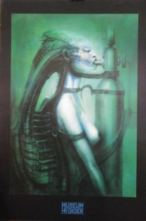 HR Giger - Biomechanoid Poster (Published 1998, heavily worn)