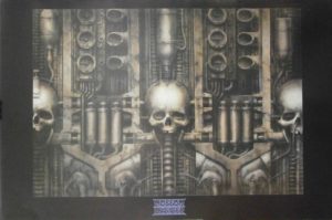 HR Giger - Landschaft XIX Poster (Published 2003, heavily worn)