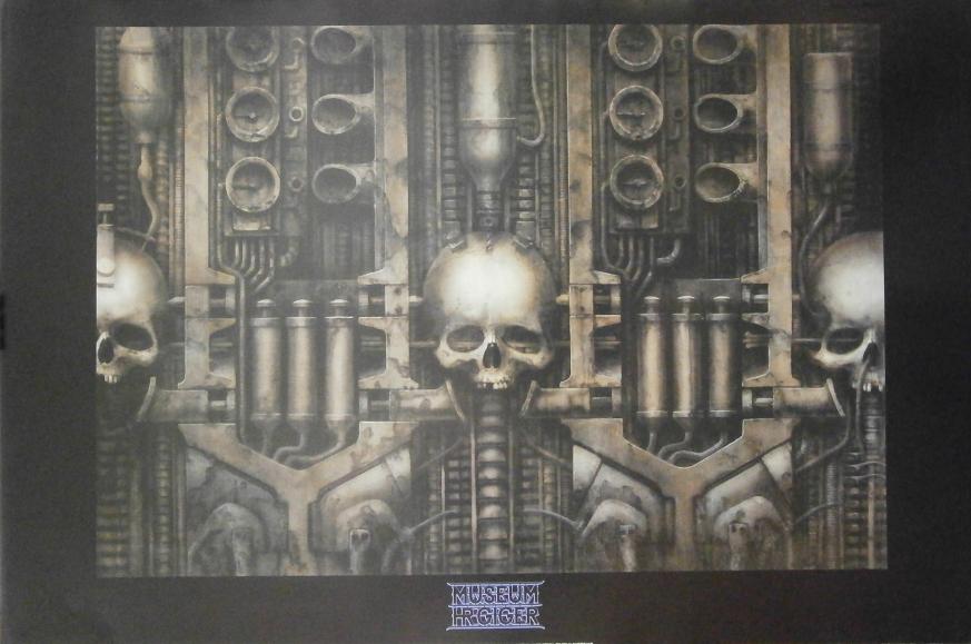 HR Giger - Landschaft XIX Poster (Published 2003, heavily worn)