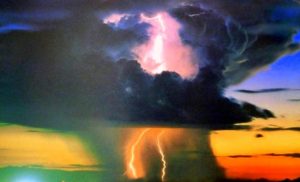 Lightning and Storm Poster