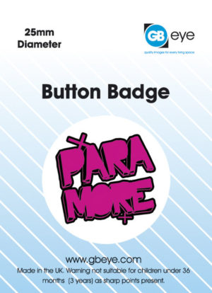 Paramore Logo Badge Single