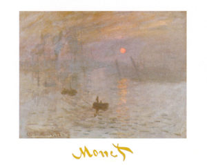 Claude Monet - Impression Sunrise Art Print