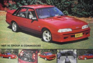 HDT VL Group A Commodore Car Poster