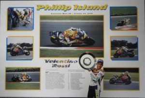 Moto GP Valentino Rossi Phillip Island Motorbike Poster