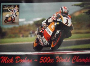 Moto GP Mick Doohan 500cc World Champion Motorbike Poster