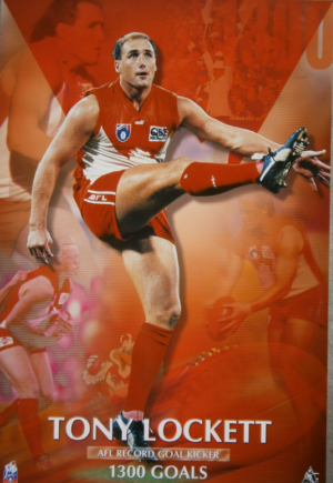 Tony Lockett Sydney Swans Poster