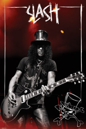 Slash Guitar Guns n Roses Poster