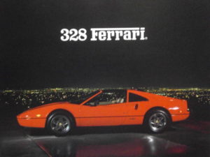 Ferrari 328 Car Mini Poster