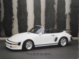 Porsche 935 DP Turbo Cabriolet Car Mini Poster
