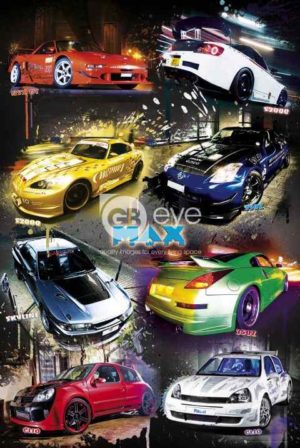 Max Power Vertical Car Mini Poster