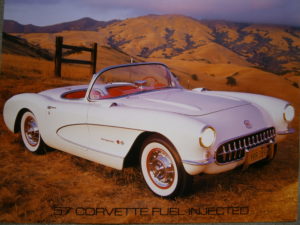 S57 Corvette Fuel Injected Car Mini Poster