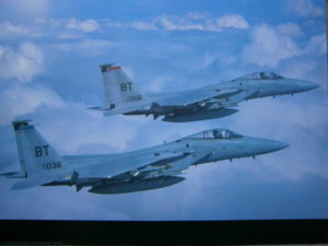 F-15s Jet Fighter Planes Mini Poster