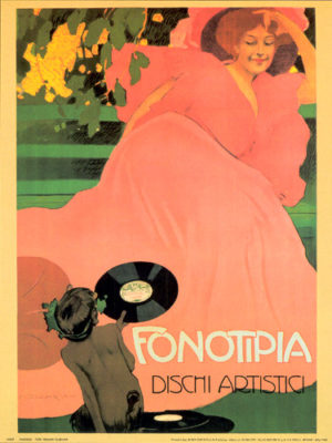 VG Marcello Dudovich Fonotipia 1906 Art Print Art Print