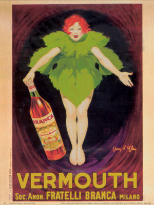 VG Jean Vermouth Fratelli Branca 1922 Art Print