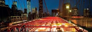 New York Brooklyn Bridge Panorama Photographic Print