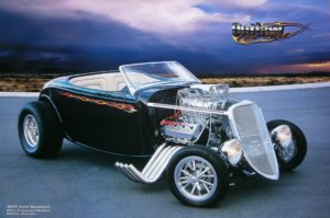 Ford Roadster 1934 Car Poster