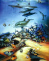 Roger John - Amber Tide Mini Poster