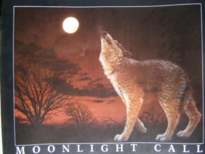 Moonlight Call Wolf Mini Poster