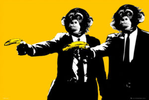 Monkey Bananas Pulp Fiction Poster