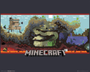 Minecraft Underground Mini Poster